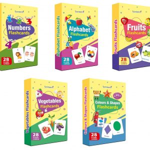 Gurukanth® Premium Flash Cards for Kids Early Learning (Combo Set of 5) | Easy & Fun Way of Learning 1 Year to 6 Years Babies Smart Toys
