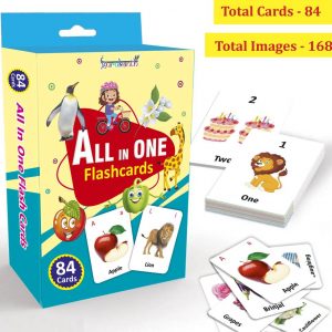 gurukanth All in One Flash Cards for Kids (Laminated Non-tearable flashcards Water Proof)  (Multicolor)